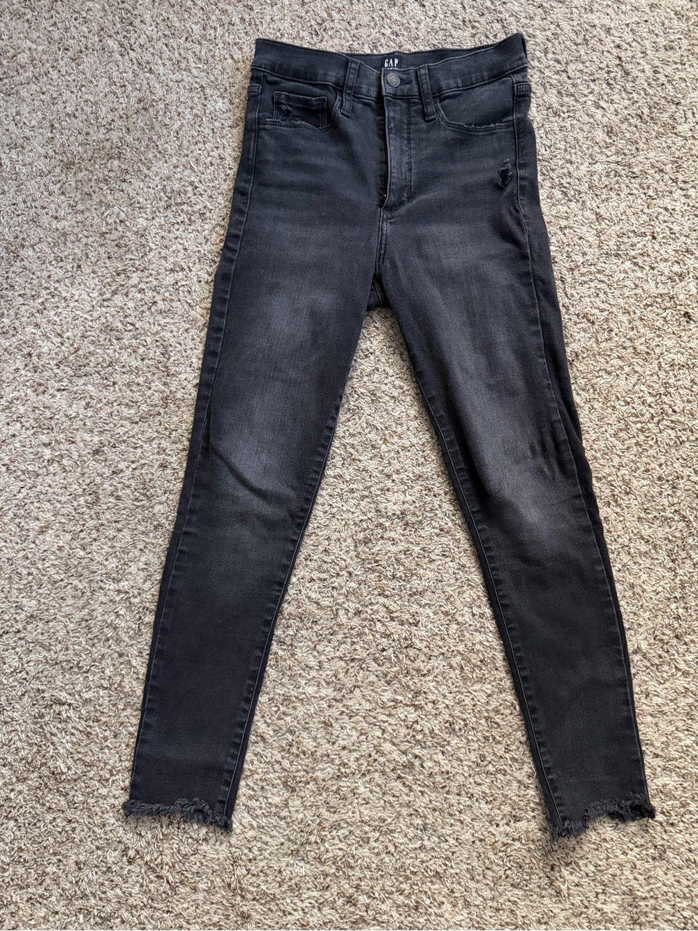 GAP Washed Black Skinny Jeans for Women